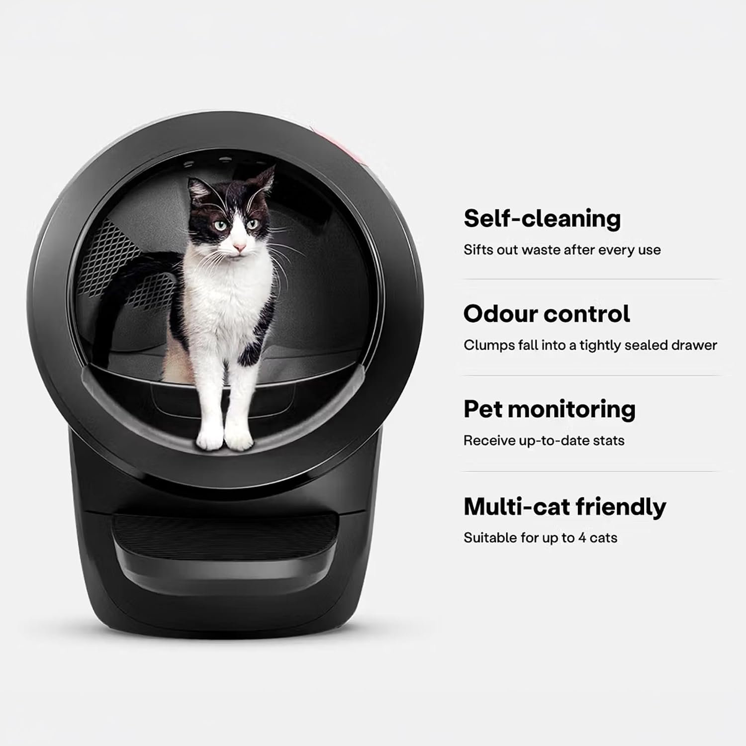 Litter-Robot 4 with Step & Fence (Whisker)