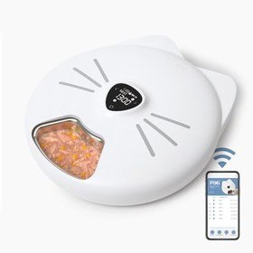 Catit PIXI Smart 6-Meal Feeder stainless steel tray