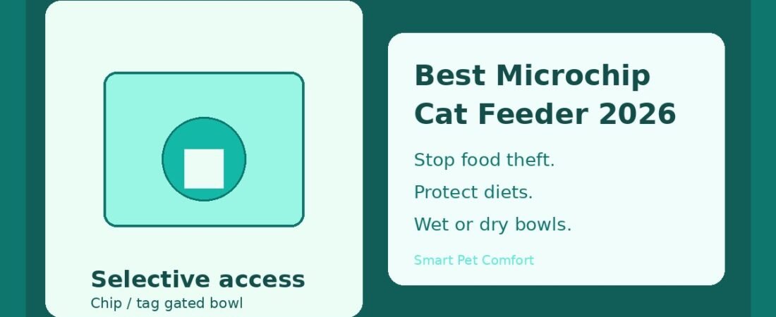 Best Microchip Cat Feeder for Multi-Cat Homes (2026)