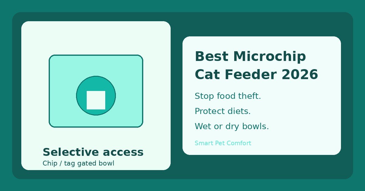 Best Microchip Cat Feeder for Multi-Cat Homes (2026)