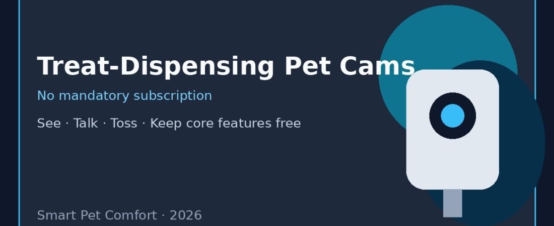 Treat-Dispensing Pet Cameras Without a Monthly Fee: How to Choose