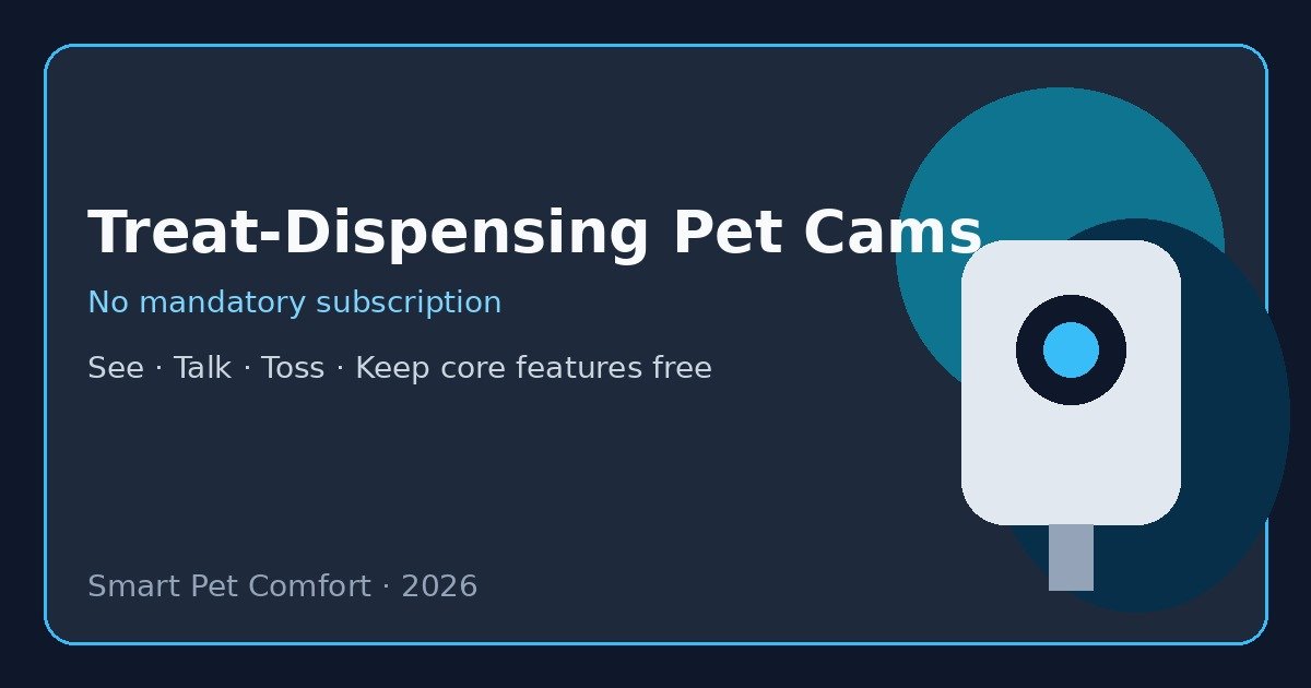 Treat-Dispensing Pet Cameras Without a Monthly Fee: How to Choose