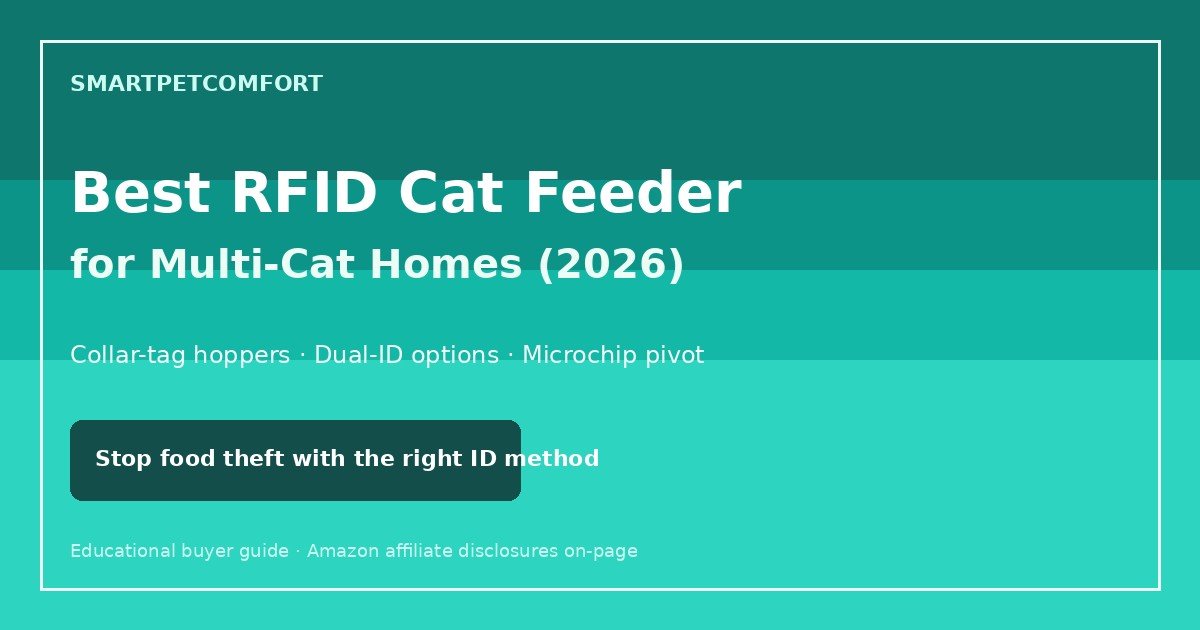 Best RFID Cat Feeder for Multi-Cat Homes (2026)