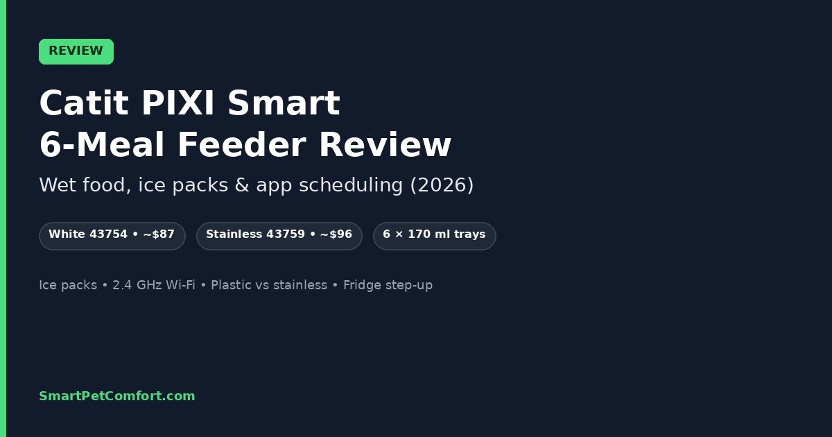 Catit PIXI Smart 6-Meal Feeder: Is This Ice-Pack Tray Feeder Worth It?