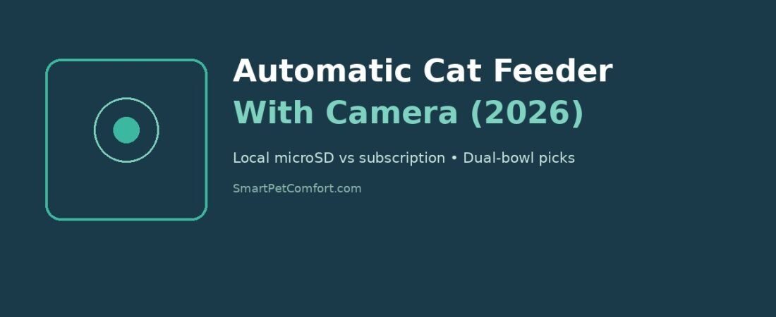Automatic Cat Feeder With Camera: Local microSD vs Subscription Picks