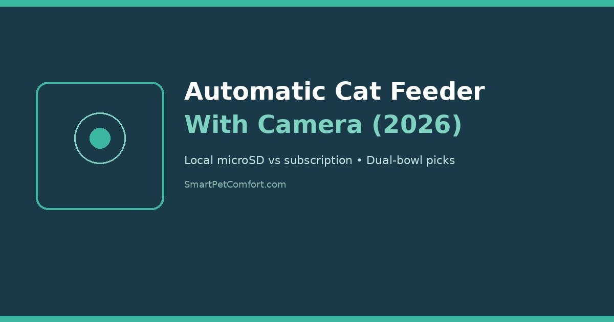 Automatic Cat Feeder With Camera: Local microSD vs Subscription Picks